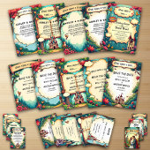 かつてウッドランドキャッスルフェアヤテール結婚ズ アクリル招待状