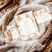 Enchanted Garden Fairy Birthday サンキューカード