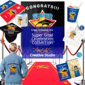 おめでとうすごいグラッドロゴ – 編集可能フォトカラー文字 紙コップ