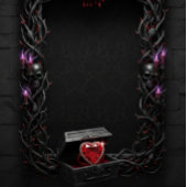 Eternal Night Gothic Vampire Wedding Dark Romance  サンキューカード