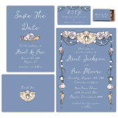 Save The Date Flat Announcement Card 案内状