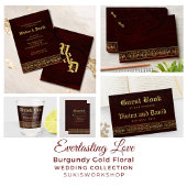 バーグエレガントンディ金ゴールドフローラ結婚ズ ラウンドシール