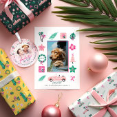 熱帯クリスマスファラがピンク転がクコンバーチブル ラッピングペーパーシート