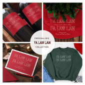 Fa Law Law Funny Lawyer Joke Christmas ネクタイ