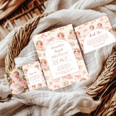 Fairy 1st Birthday Whimsical Garden 招待状