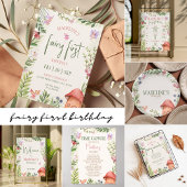 ありがとう妖精エンチャント森のパーティーの好意 ラウンドシール