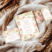 Fairy Garden First Birthday 招待状