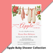 Sweet Little Apple Baby Shower | Fall Rustic Baby ペーパープレート