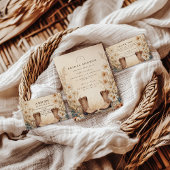 Fall Country Floral Bridal Shower 招待状