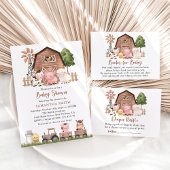 Farm Animals, Cute Animals, Barn, Baby Shower コースター