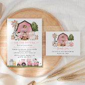 Farm Animals, Cute Animals, Barn, First Birthday バンティングフラッグ