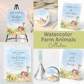 Farm Animals Baby Shower Table Sign 台座サイン