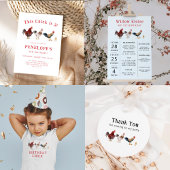 チキン子供の誕生日パーティー ペーパープレート