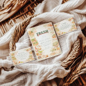 Farm Fresh Market Bridal Shower 招待状