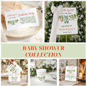 Little Sprout Clothesline Baby Shower Hunt Game ポスター