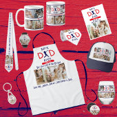 野球モダン最高のパパーエバーファーズデイマグ エプロン