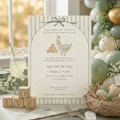 Book for Baby Goose Nest Baby Shower エンクロージャーカード