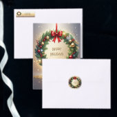 クリスマスリースの祭典 テーブルランナー (この独立クリエイターのコレクションをカスタマイズ。)