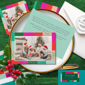 Holly Create Your Own Stamp Round Return Address ラバースタンプ