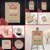 フェスティバルクラフトかわいこちゃんパイパーティーベビーシャワー ラウンドシール