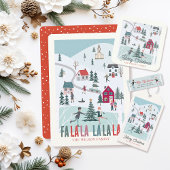 クリスマスビレッジアイススケートで滑るホリデーディナーパーティー メニュー