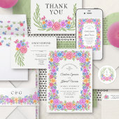 フィエスタフローラベビー開花シャワー 招待状