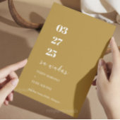 タガログRSVPカードフィリピ結婚ノのベージュモダン 出欠カード