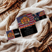 Firefighter Graduation Party 招待状