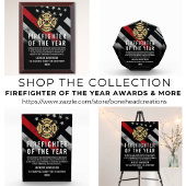 Firefighter of the Year Employee Recognition Logo 横断幕