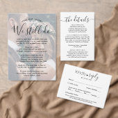 どんな色の結婚記念日でも　私たちはまだDIYする 箔招待状 (この独立クリエイターのコレクションをカスタマイズ。)