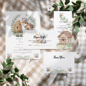 Floral Beehives and little Bee Baby Shower メニュー