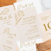 フローラボタニカルボミニマルホ結婚ズ 招待状