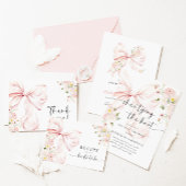 ピンクのドレス当てゲーム ブライダルシャワー 便箋