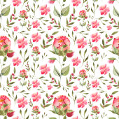 水彩牡丹フローラ熱タンブラー – エレガント タンブラー