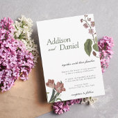 フローラ庭園の結婚式 招待状