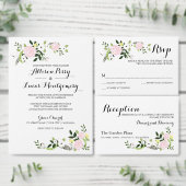 フローラガーデンブライダルシャワー招待 – グレー 招待状 (この独立クリエイターのコレクションをカスタマイズ。)