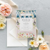 フラワーガーデンディスプレイシャワー エンクロージャーカード