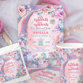 Flower Glitter Mermaid Tail 3rd Birthday フェイバーバッグ