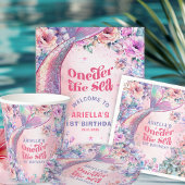 パパのワンダーザシーマーメイドバースデーガール Tシャツ