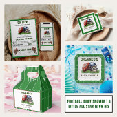 フットボール ベイビー シャワー | リトル オールスター が やってくる フェイバーバッグ