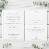 書道フォーマル優雅な結婚式 エンクロージャーカード (この独立クリエイターのコレクションをカスタマイズ。)