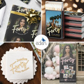 440th Birthdayフォトスクリプトバラピンクカスタム 缶バッジ