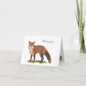 Collection Fox Note Card カード (正面)