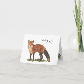 Collection Fox Note Card カード