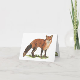 Collection Fox Note Card カード
