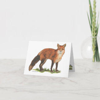 Collection Fox Note Card カード
