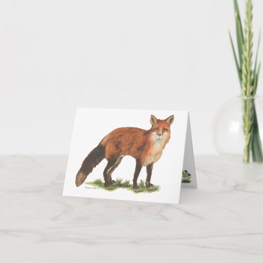 Collection Fox Note Card カード (正面)