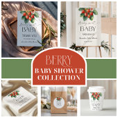 Fresh Market Strawberry Berry Sweet Baby Shower ラベル