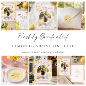 Lemon Graduation Return Address Label ラベル