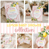 Freshly Squeezed Lemonade Bow Lemon Baby Shower ベビーボディスーツ